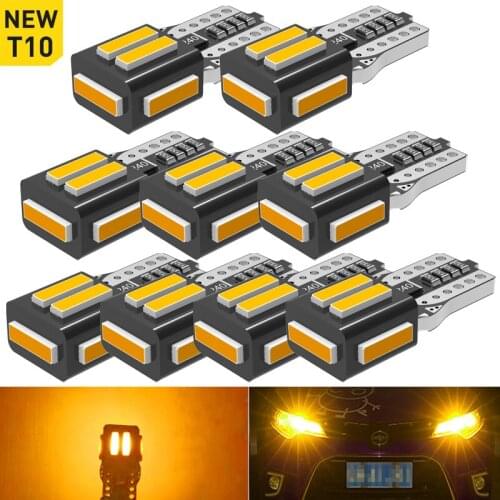 A Pack T10 W5W 168 194 LED Interior Car Lights For Skoda Octavia Rapid Fabia Favorit Felicia Roomster Superb Yeti Leds for auto