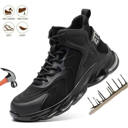 Insulation Safety Work Shoes Indestructible Steel Toe Cap Comfort Anti Puncture Mens Sneakers Protection Boots Outdoor Shoes