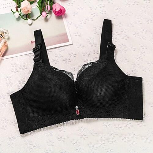 Yasemeen Non Magnetic Sexy Lace Bras Super Gather Push Up Women Bras Sexy Lace Wire Free Bras for Women Lace Underwear