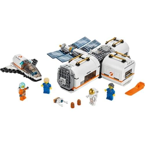 11386 City Series Lunar Space Station 60227 Childrens Building Block Toy Gifts