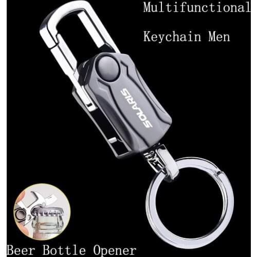 Car Key Chain With LOGO car Keychains Alloy Car Multifunction Keyring For Hyundai SOLARIS 2017 2018 2020 2019 2015 Car trinket
