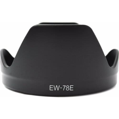 For Canon EF-S 15-85mm f/3.5-5.6 IS USM Lens EW-78E Lens Hood