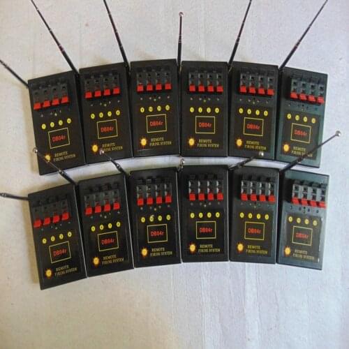 Fast deliver Double fireworks 2019 New style DMX Stage 48 cues Wireless stage electric wire controll CE FCC Passed wedding gift