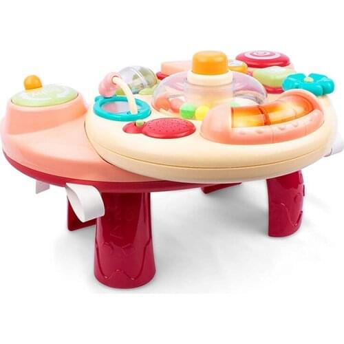 Baby Activity Table 6 to 12-18 Months, 3 in 1 Musical Learning Table Baby Activity Center for Boys Girls 1 Year Old