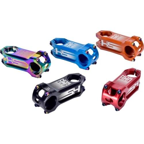 G110 Bicycle Stem 7075 aluminum alloy Colorful stem 31.8 * 80MM 0 degree mountain bike CNC colorful stem