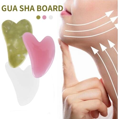 Gua Sha Face Massager Tool Stone GuaSha Massage Used for Promoting Blood Circulation Removing Toxin Scraper Gua Sha Massage Tool