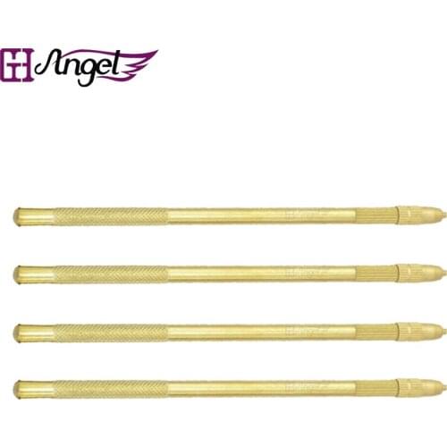 Wholesale 60pcs Brass Ventilating Needle Holder for DIY Making/Repairing Lace Wigs Toupee Hair Extension Knitting Tools