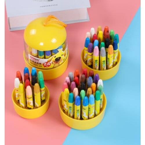 12/18/24 Colors/Set Bulb Shape Oil Pastel for Artist Students Drawing Pen School Stationery Art Supplies Wax Crayon pencil