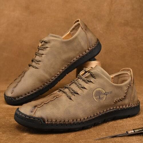 Leather Shoes Casual Sneakers Men Shoes Driving Comfortable Quality Leather Shoes Men Loafers Hot Sale Moccasins Tooling Shoe