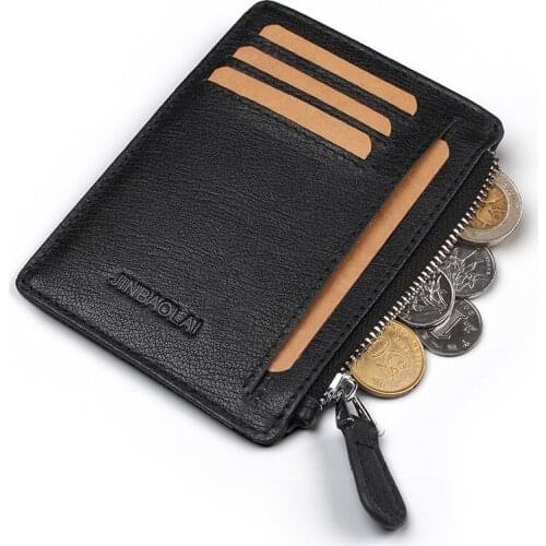 Fashion Men PU Bank Card Package Fashion High Quality Coin Bags Card Holder Bank Card Package Purse 2020 Bifold Wallet