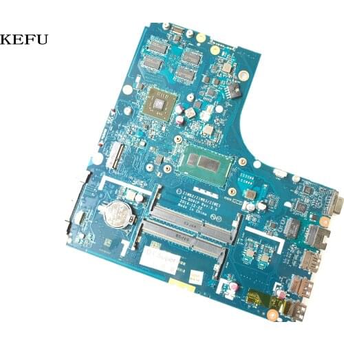 KEFU AVAILABLE NEW ITEM ZIWB2 / ZIWB3 / ZIWE1 LA-B091P for Lenovo B50-70 Laptop motherboard WITH PROCESSOR 3558U+ VIDEO CARD
