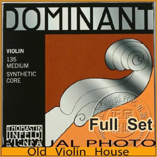 Original Thomastik Dominant 135 Violin Strings(within 130 E Strings) , full set,made in Austria ,Hot sell