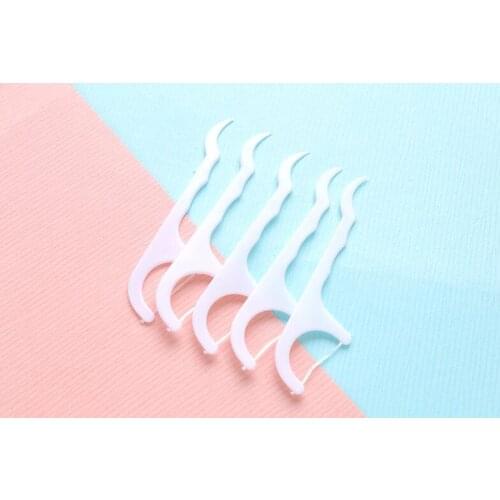 By dhl 300sets 25pcs/set Dental Floss Interdental Brush Teeth Stick Toothpicks Floss Pick Plastic ToothPicks lin2306
