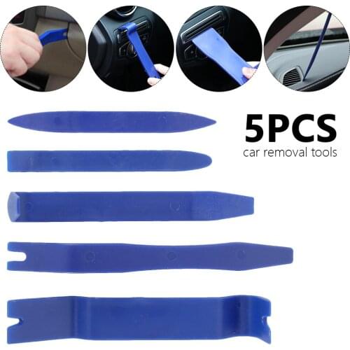 5pcs Portable Car Removal Tools Hand-held Car Dashboard Door Trim Panel Audio Removal Installer Kit Auto Repair Conversion Tools