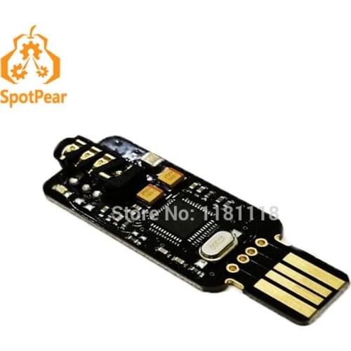 Raspberry Pi CM108B USB Sound Card, driver-free, plug-and-play