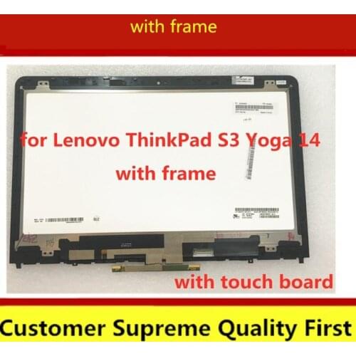 Laptop LCD Touch Screen Assembly For Lenovo Thinkpad S3 YOGA14 Yoga 3 14