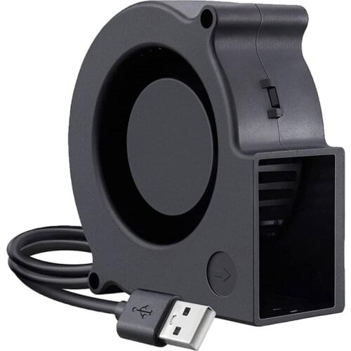 10 pieces Gdstime 75mmx30mm 70mm Turbo Fan 5V USB Radial Cooling Centrifuge Cooler Blower Fan 7530 7cm