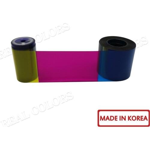 10Pieces Compatible DATACARD Color Ribbon 535000-007 YMCKTK 375 Images Made in South Korea For Datacard CD ID Card Printer
