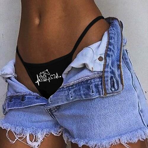 2021 Plus Size Womens Underwear Comfort Cotton Funny Printing Panties Sexy High Waist Briefs Lingerie Panties Ladies Underwear