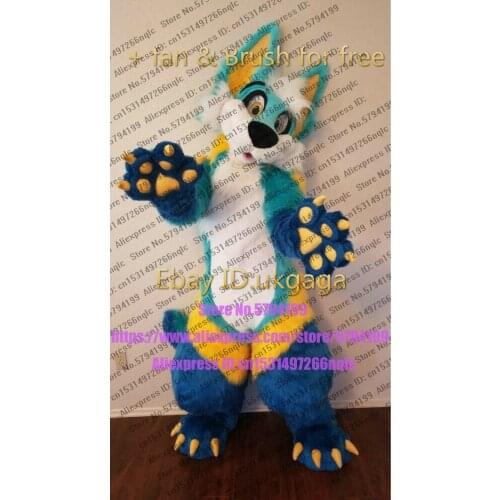 3-D Eyes FREE Fans Digitigrade Bent Legs Fursuit Fullsuit Panda Teen Costumes Wild Dog Fox Furry Suit Custom For Child Adult