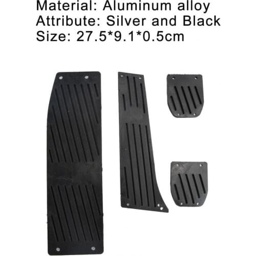 4Pcs Aluminium Alloy Gas Brake Pads Pedals Anti-Skid Accelerator Brake Footrest Pedal for BMW X1 автомобильные товары