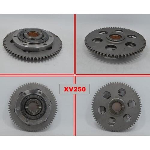 Free shipping for Yamaha motorcycle parts 250cc engine overrunning clutch XV250 QJ250H from the starter plate Virago 250