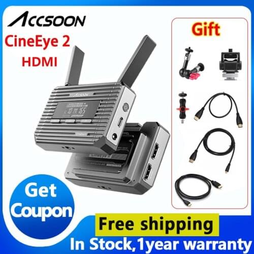 ACCSOON CineEye 2 2S bezprzewodowy nadajnik-odbiornik wideo Audio 1080P wideo 400ft transmisja wideo nadajnik