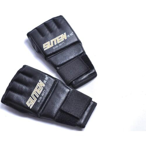 Women Men Half Fingers Kick Guantes Twins Boxing Gloves Mitts Sanda Karate Sandbag Taekwondo Protector For Boxeo MMA Punch