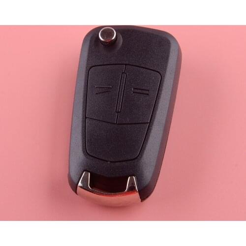 2 Buttons Remote Start Key Fob Fit For Vauxhall Astra H Zafira B