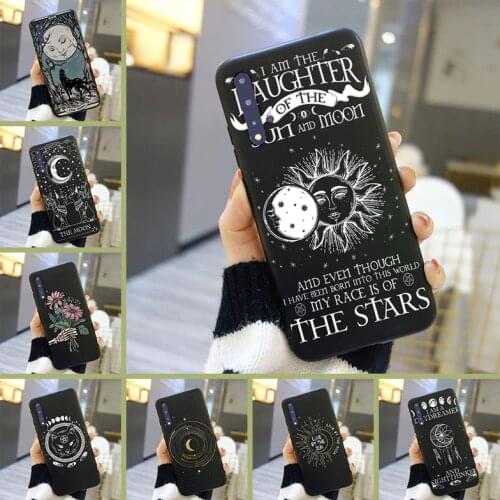 Cool Tarot Cat Phone Case For Huawei Honor V20 8S 8A Pro Honor 20 Lite Pro 10i 20i Soft Silicone Cool Tarot Black Back Cover
