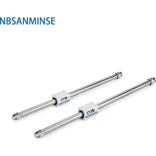 CY3B 25mm Magnetically Coupled Rodless Cylinder SMC Compress Air Cylinder Pneumatic Automation Parts NBSANMINSE