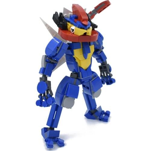 302pcs Poke Elves Building Blocks Anime Figure Model Toys покемон Action Figure Greninja Cartoon Figure Dolls Toys For Children