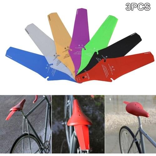 Hot Sale 3pcs Bike Ass Saver Bicycle Rear Fenders Mudguard Mud Guard Road MTB N66