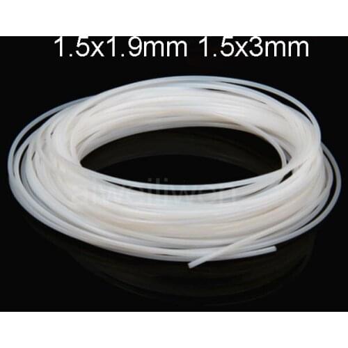 ID 1.5mm OD 1.9mm 3mm 10m Length PTFE Tube polytetrafluoroethylene capillary Tubing ETFE Pipe hose 1.5x1.9mm 1.5x3mm