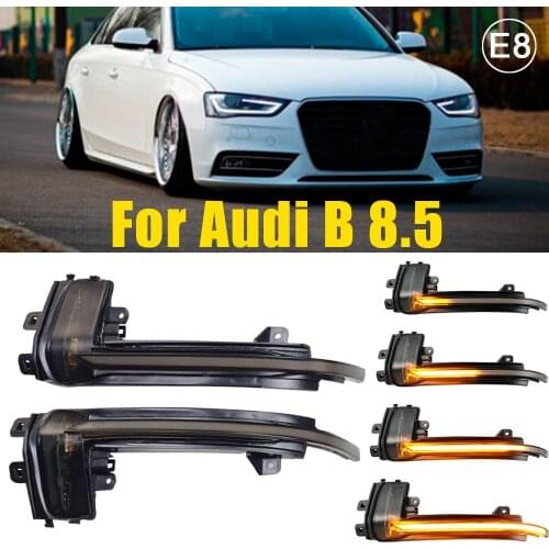 For Audi A4 A5 S5 B8.5 B8 RS5 RS4 S6 S4 Dynamic Indicator Blinker Startup Breath Light 2 pcs Side Wing Superb Mirror Indicator