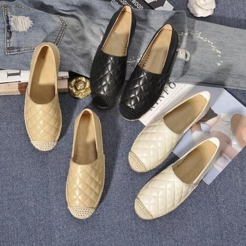 New Fashion Womens Loafers Genuine Leather Shoes Hot Sell Luxury Brand Design Shoes Comfortable Ladies Wedding Shoes