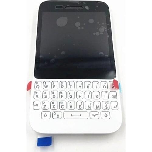 Full Housing New LCD Display Touch Screen Digitizer+Bezel Frame+Keyboard+Battery Door Cover For BlackBerry Q5