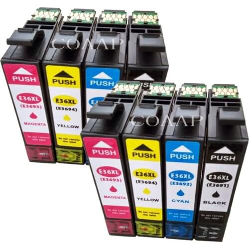 8 Pcs Compatible 36XL ink cartridge for EPSON XP-332a XP-325a printer