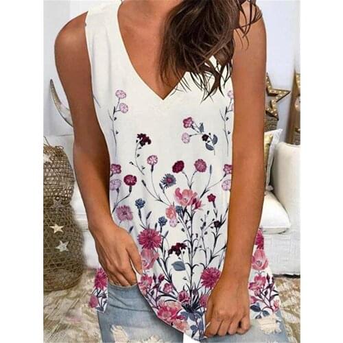 Temperament woman t-shirt casual plus size t-shirt sleeveless v-neck t-shirt all-match top