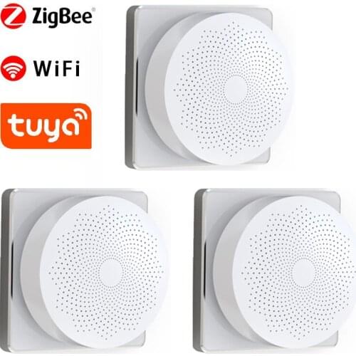 Tuya ZigBee 3.0 Smart Multi-mode Gateway Wireless Gateway Multi-function Wifi+zigbee3.0 Works With Alexa Google Home Assistant
