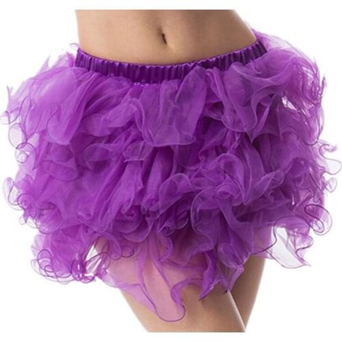 Lady Mesh Corset Mini Tutu Layered Bustle Skirts Outfit Rave Rock Nightclub Bar Steampunk