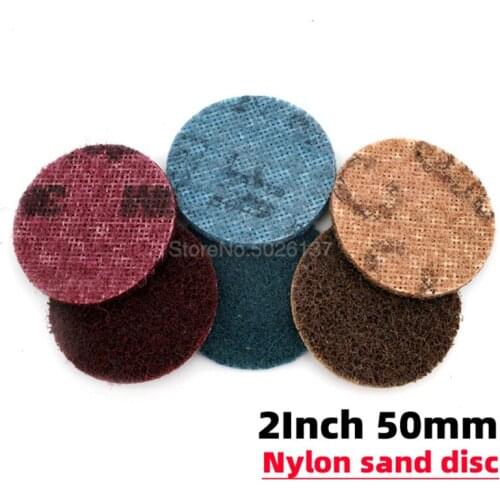5PCS 2 Inch Roloc Quick Nylon Surface Conditioning Disc Quick-change Sanding Roll Lock For Metal Prep Polishing & Finishing