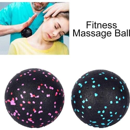 80mm EVA Myofascial Ball Yoga Fitness Roller Muscle Fascia Relax Body Foot Leg Neck Massager Mobility Ball Soft Massage Ball