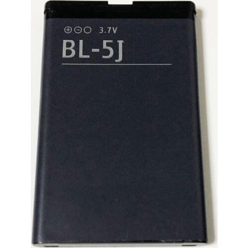 3.7V 1320mAh BL-5J For Nokia 5230 5233 5800 3020 XpressMusic N900 C3 Lumia 520 525 530 5900 Battery