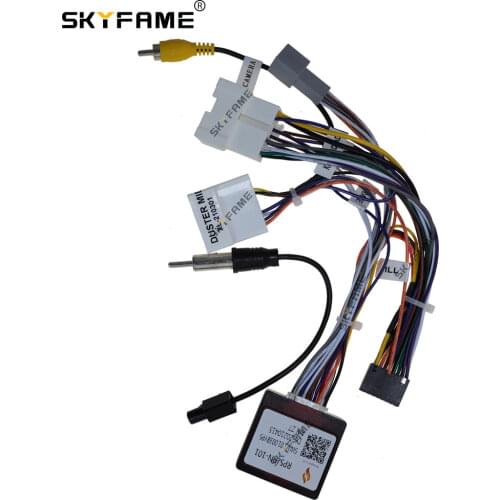 SKYFAME Car Wiring Cable Adapter Canbus For RENAULT CAPTUR Clio 2014-2018