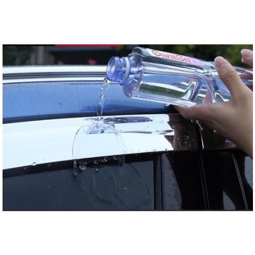 Car Styling ABS chrome/plastic Accessories 4pcs for Volvo XC60 2018-2020 Window Visor Sun Rain Guard