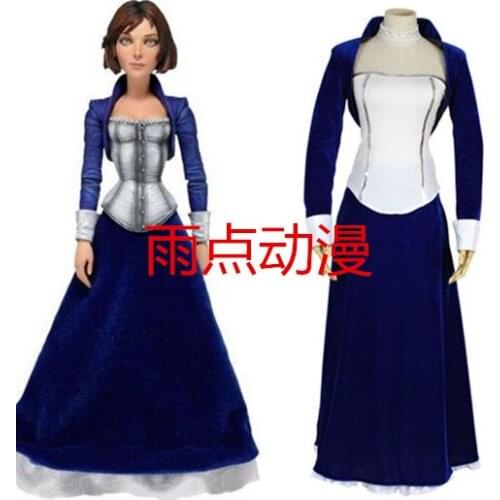 Free Shipping Bioshock Infinite Elizabeth Cosplay Costume