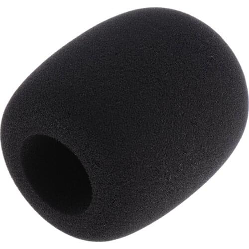 Popschutz Large Foam For Microphone, Microphone Windscreen For Blue , Pro Condenser Microphone, Black
