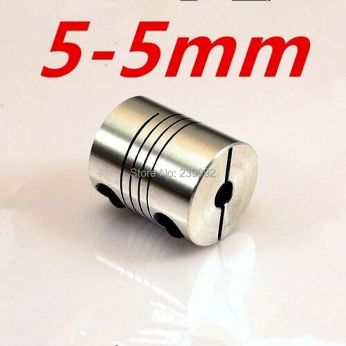 Cheap 5 to 5mm CNC Motor Jaw Shaft Coupler Flexible Coupling OD 20x25mm