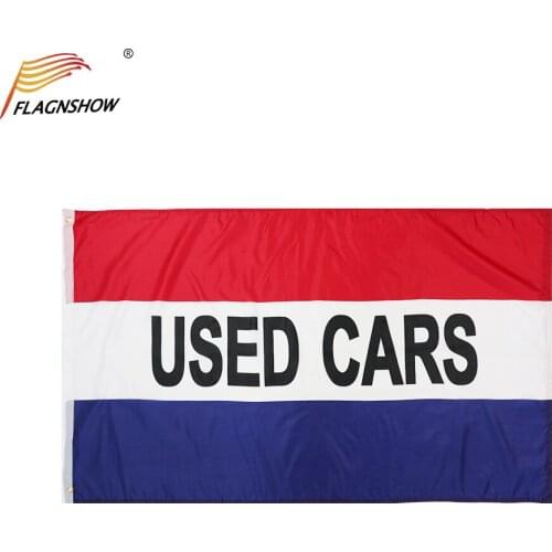 Home and Holiday Flags Used Cars Flag Car Dealer Banner Advertising Pennant Automotive Sign 3x5 Outdoor